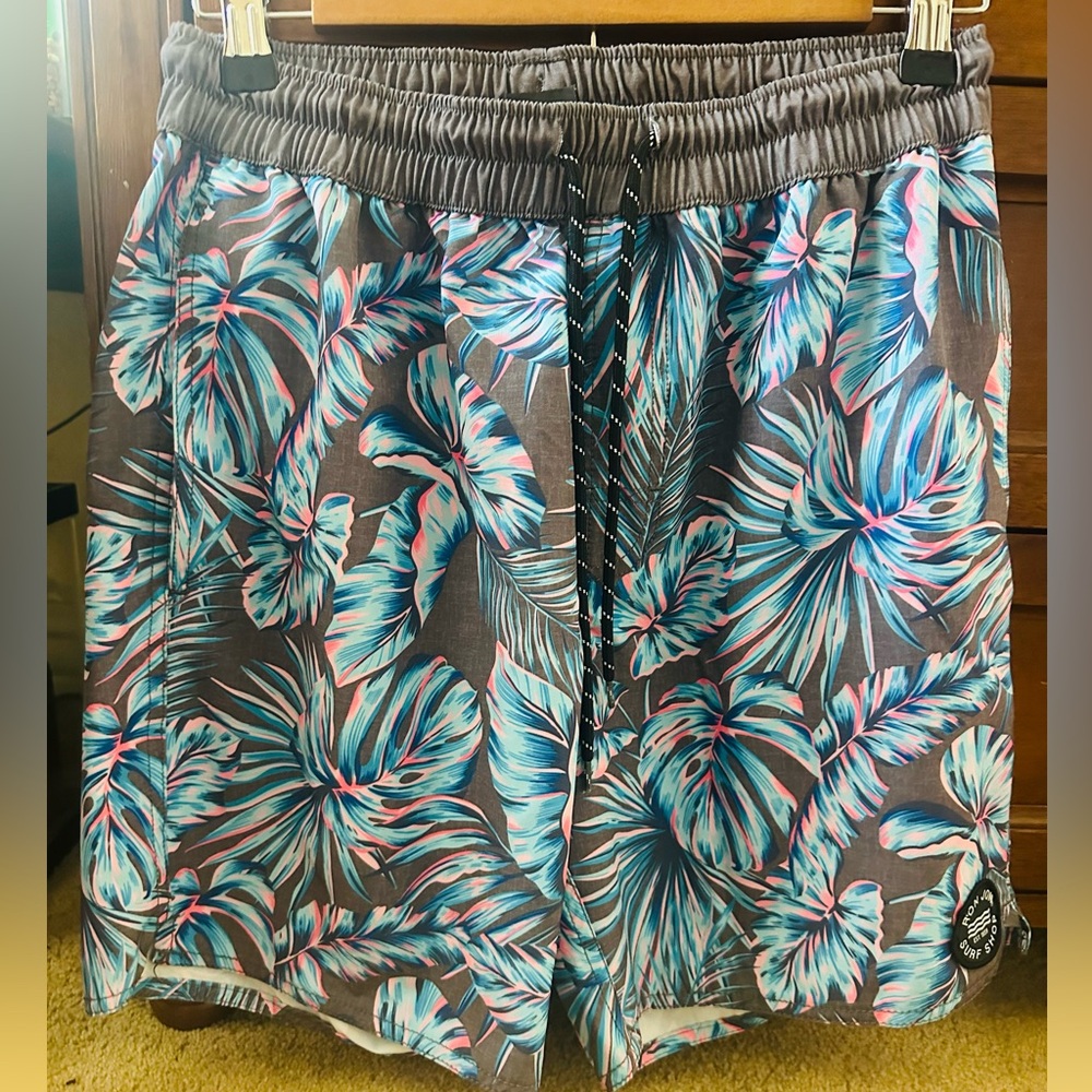 Ron Jon Hybrid Shorts Brown and Blue